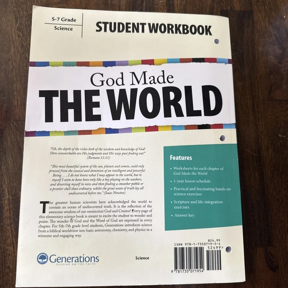 God‎ Made the World Student Workbook - paperback Kevin Swanson|Shari McMinn